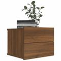 vidaXL Nočné stolíky 2 ks hnedý dub 40x30x30 cm spracované drevo