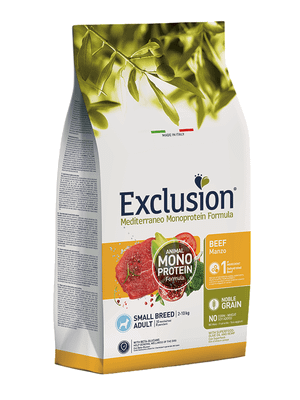 EXCLUSION NGABS02  ADULT SMALL BREED granule pre psov - hovädzie, 2kg