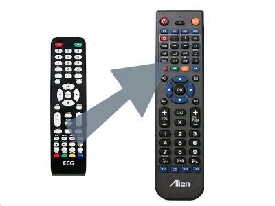 Diaľkový ovládač ALIEN ECG 24LED622PVR