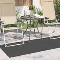 vidaXL Koberec do interiéru a exteriéru PALMERAS Antracit 150 x 80 cm