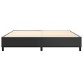 vidaXL Posteľný rám s boxspringom čierny 200x200 cm umelá koža