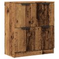 vidaXL Komoda staré drevo 60x30x70 cm kompozitné drevo