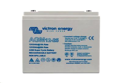 Baterie olověná  12V / 25 Ah  Victron Energy AGM Super Cycle Solární