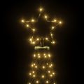 vidaXL Vianočný stromček so špicom 3000 teplých bielych LED 800 cm