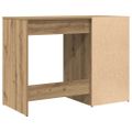 vidaXL Stôl dub artisan 100x49x75 cm kompozitné drevo