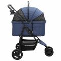 vidaXL Skladaný kočík pre domáce zvieratá Modrá 78 x 54 x 101 cm