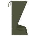 vidaXL Feeder na seno Olivovo zelená 71 x 33 x 70 cm 5 kg