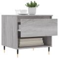 vidaXL Konferenčné stolíky 2 ks sivé sonoma 50x46x50 cm kompoz. drevo