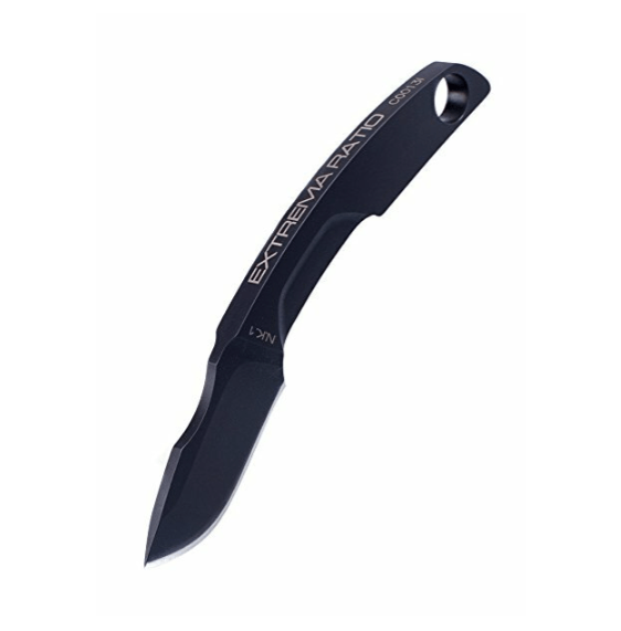 Extrema Ratio 04.1000.0123/BLK N.K.1 BLACK malý nôž 5,1cm, celočierna, puzdro