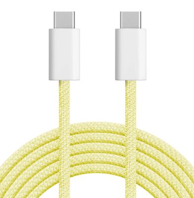 Kábel USB-C/USB-C 60W 1,5 m žltý Kruger&amp;Matz KM1271-1,5Y Basic
