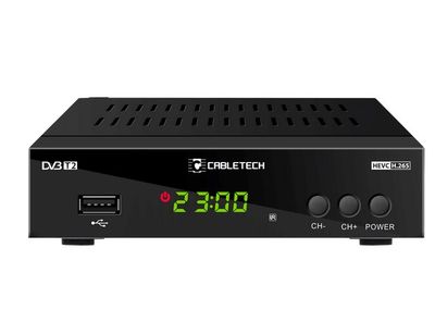 Set-top box CABLETECH URZ0338A, DVB-T2/C, H.265 HEVC, scart