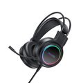 Yesido gaming headphones EK05 rgb usb + microphone black