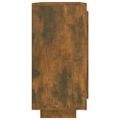 vidaXL Komoda dymový dub 92x35x75 cm spracované drevo