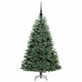 vidaXL Umelý Sklápací Vianočný Stromček Zelená 120 cm PVC a kov