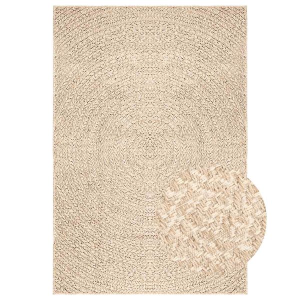vidaXL Koberec ZIZUR 200x290 cm, jutový vzhľad, interiér a exteriér