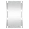 vidaXL Nástenné zrkadlo s LED svetlami 40x60 cm sklo obdĺžnik