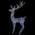 vidaXL XXL Akrylový vianočný sob 250 LED 180 cm farebný