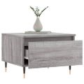 vidaXL Konferenčné stolíky 2 ks sivé sonoma 50x46x35 cm kompoz. drevo