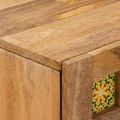 vidaXL Highboard Prírodná 60 x 33,5 x 100 cm Masívne mango drevo