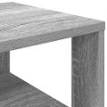 vidaXL Regál na topánky sivý sonoma 61x32x70 cm kompozitné drevo