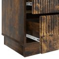vidaXL Nočný stolík 2 ks Dymový dub 43 x 34,5 x 44,5 cm