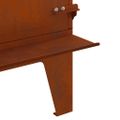 VidaXL kempingový varič 35x50x60 cm Corten Steel