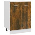 vidaXL Spodná skrinka “Lyon” dymový dub 60x46x81,5 cm spracované drevo