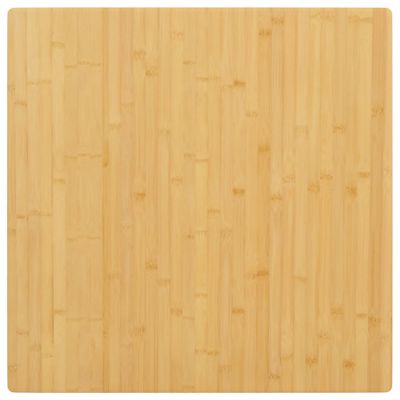 vidaXL Stolová doska 80x80x1,5 cm, bambus