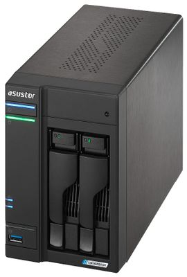 Asustor NAS AS6702T v2 / 2x 2,5"/3,5" SATA III/ Celeron N5105 2.0 GHz/ 4GB/ 2x 5GbE/ 4x M.2/ 2x USB 3.2/ HDMI NAS server, 2-bay, Intel Celeron N5105, 4GB DDR4, 2× 5GbE, 4× M.2 NVMe, USB 10Gbps, HDMI 2.0b, ADM 4.1