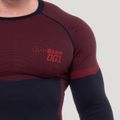 Bezšvové tričko s dlhým rukávom OG1 Black/Red - GymBeam, veľkosť XL