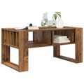 vidaXL Konferenčný stolík Staré drevo 92 x 49,5 x 45 cm