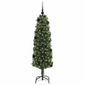 vidaXL Umelý vianočný stromček Zelená 150 cm PVC, oceľ a plast