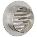 vidaXL Kryty vzduchových ventilátorov 2 ks Strieborná 100 mm