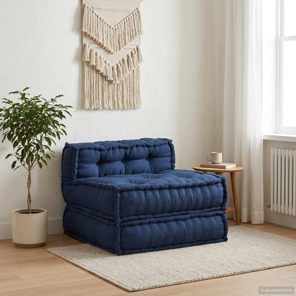 vidaXL Modulová pohovka Indigo 70 x 70 x 56 cm Látka
