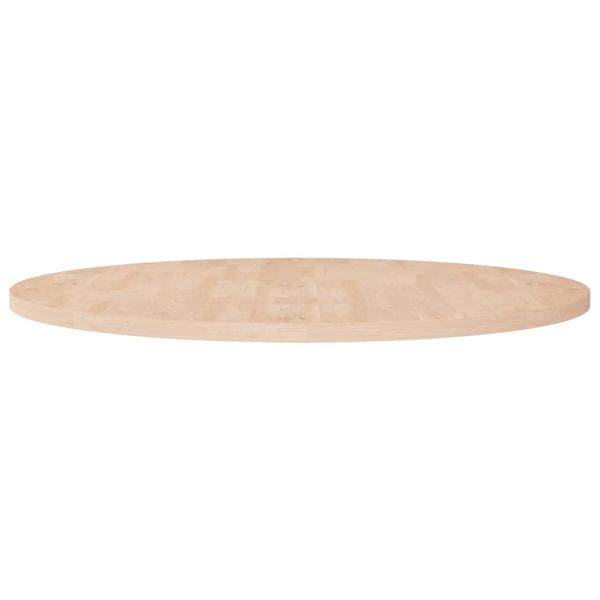 vidaXL Okrúhla stolová doska Ø90x2,5 cm neošetrený dubový masív