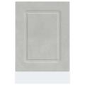 vidaXL Panel umývačky riadu Kalmar betónovo sivé 45x1,5x57 cm kompozitné drevo
