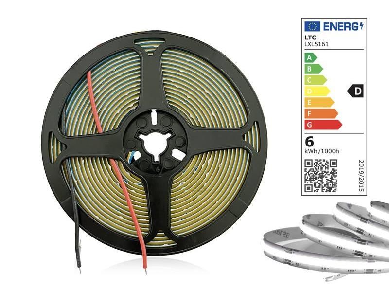 LED pásik 12V IP20 30W biely prírodný 5m LTC LXL5161