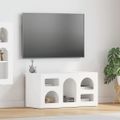 vidaXL TV skrinka ELST 80 x 35 x 40 cm Biela Kompozitné drevo