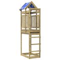 vidaXL Herná veža Hnedá 52,5 x 85 x 239 cm Masívne impregnované drevo