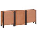 vidaXL Servírovacia skriňa 3 ks Hnedá 55 x 30 x 75 cm