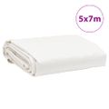 vidaXL Celta biela 5x7 m 650 g/m²