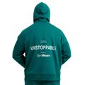 Mikina Unstoppable Green - GymBeam, veľkosť M, veľkosť oblečenia M