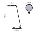 LED stolná lampa EMOS Z7628B CHARLES, čierna