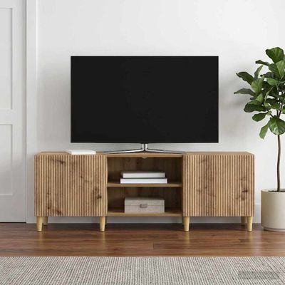 vidaXL TV skrinka 150 x 31 x 50 cm Dub artisan Kompozitné drevo