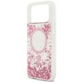 Puzdro Guess Resin Bottom Glitter MagSafe pre iPhone 17 Pro Max ružové