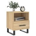 vidaXL Nočné stolíky 2 ks dub sonoma 40x35x47,5 cm kompozitné drevo