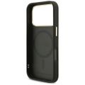 Puzdro Karl Lagerfeld Big Strap Choupette Metal Logo MagSafe pre iPhone 17 Pro čierna