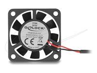 Axiálny ventilátor 5 V DC 40 x 40 x 10 mm čierny