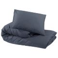 vidaXL Súprava obliečok antracitová 240x220 cm ľahké mikrovlákno