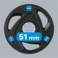 Sada liatinových závaží 4x5kg, 51mm, REBEL ACTIVE RBA-2109